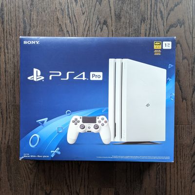 Ps4 pro best sale white box