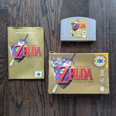 Nintendo 64 The Legend Of Zelda: Ocarina Of Time N64 Complete With Box &  Manual