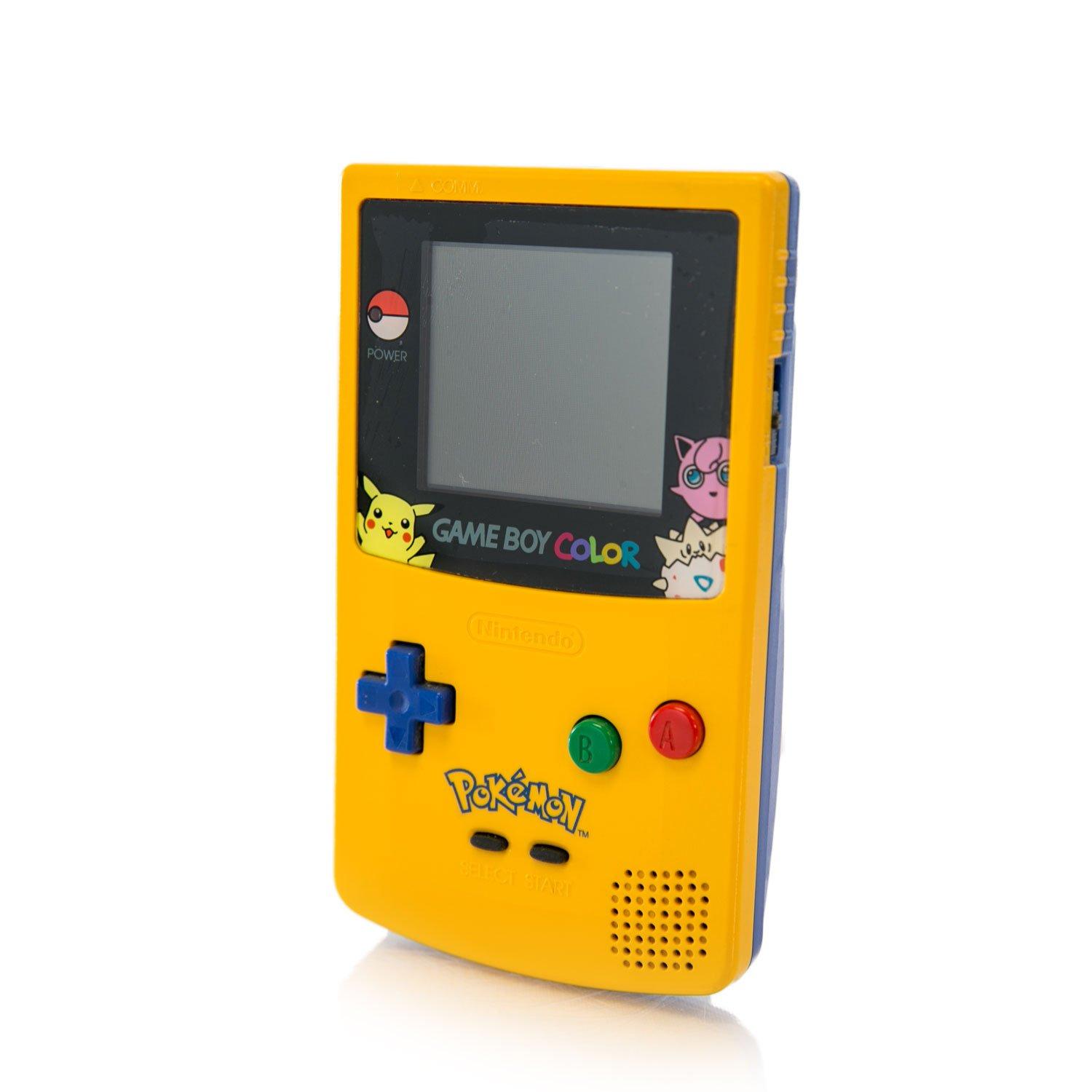 Nintendo портативная. Геймбой Color покемон эдишн. Геймбой желтый. Покемон на геймбой. Nintendo game boy Color Pokemon.