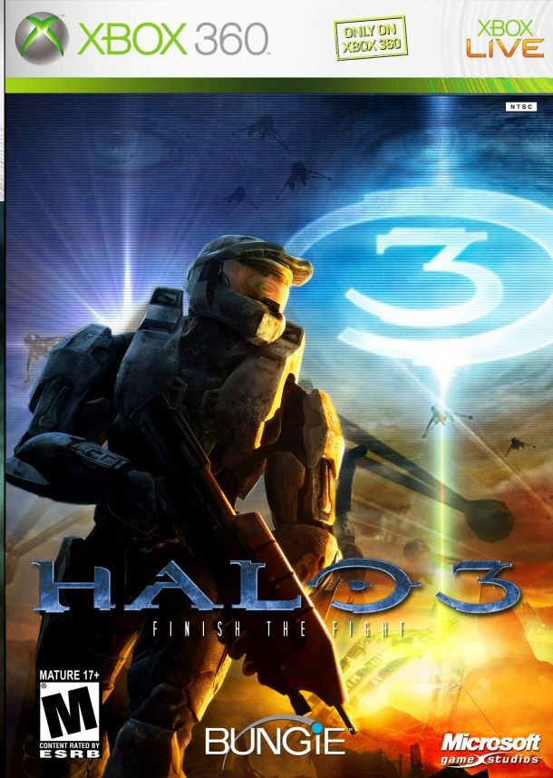 Microsoft Game Studio Xbox 360 Bungie Halo 3 NTSC Mature Video